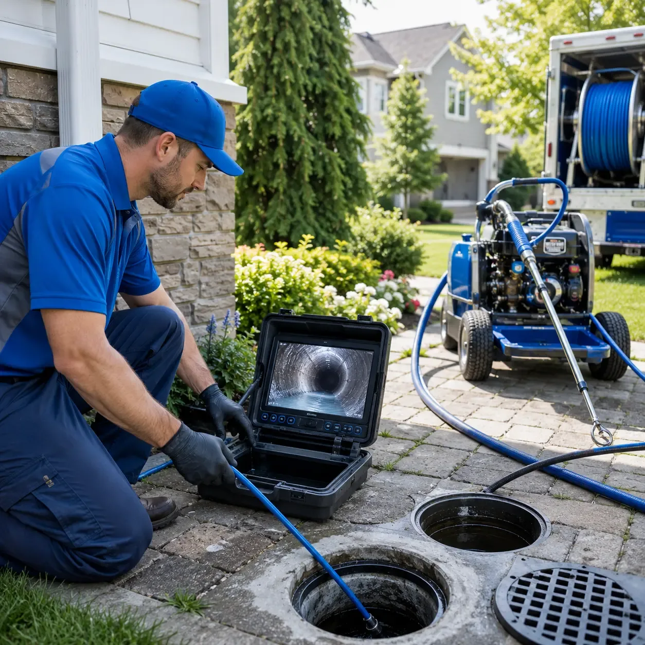 Outdoor drain cleaning professionals serving Monticello, IN